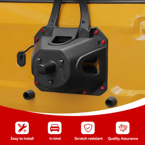 For Ford Bronco Tailgate Spare Tire Delete Bumper Screws Bolts