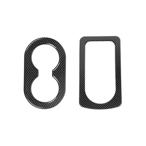 For 2010-2017 Dodge Ram Rear Armrest Box Cup Holder Cover Trim Bezel Red