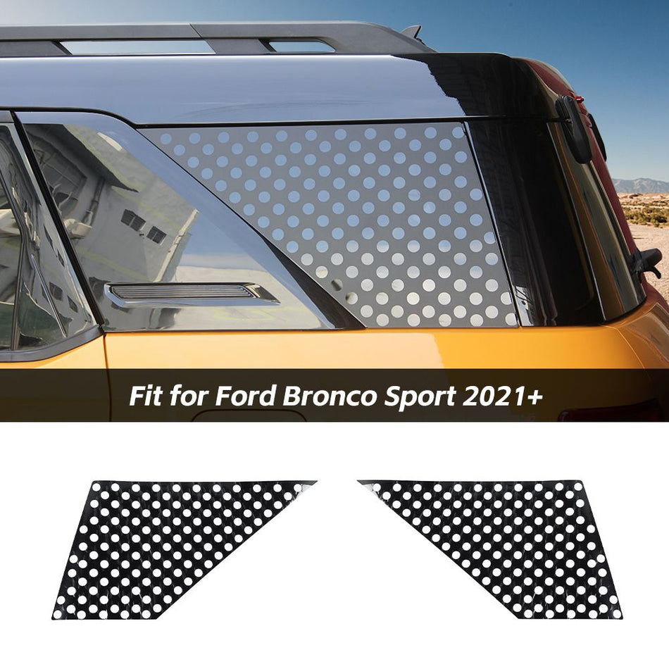For 2021+ Ford Bronco Sport Rear Side Window Sticker Cover