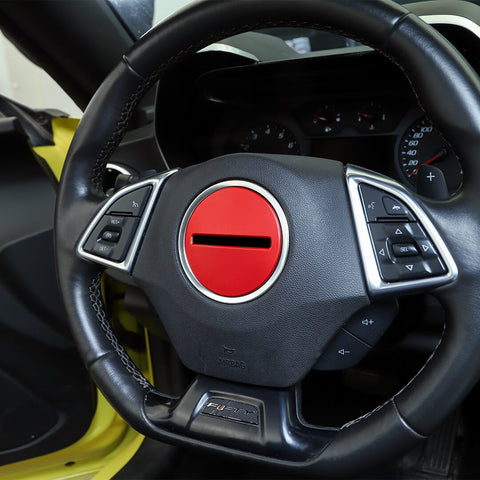 For 2016+ Chevy Camaro Steering Wheel Center Cover Ring Trim