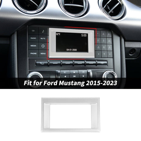 For 2015-2023 Ford Mustang Navigation GPS Small Screen Frame Trim Cover Bezels