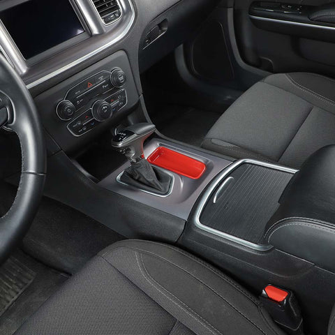 Gear Shift Storage Compartment Decor Cover For Dodge Charger 2015+ Accessories | CheroCar