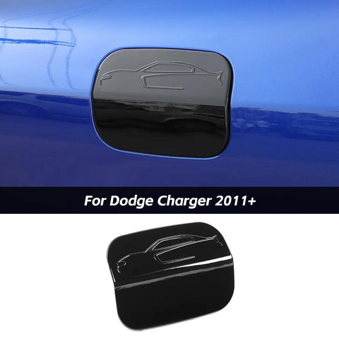 For 2011+ Dodge Charger Door Fuel Tank Gas Cap Decor Cover Trim