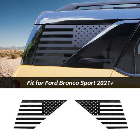 Rear Side Window Sticker Cover For Ford Bronco Sport 2021+ Accessories | CheroCar