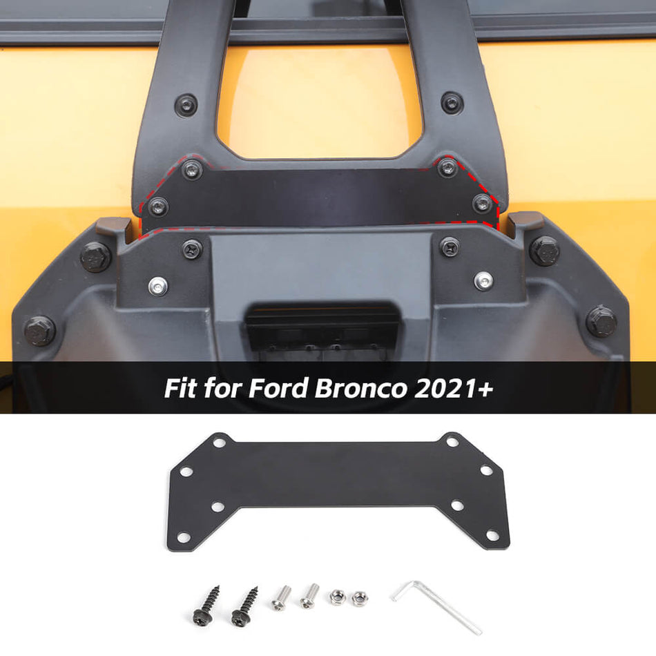 For 2021+ Ford Bronco Spare Tire 3rd Brake Light Extension Bracket Trim