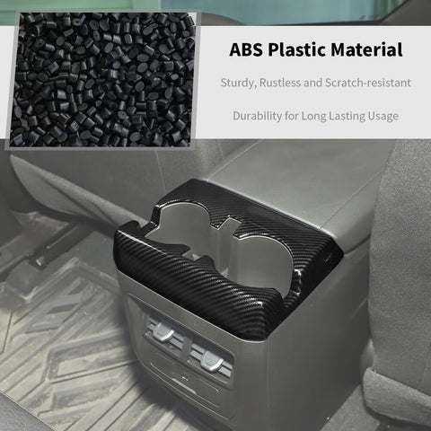 For 2023+ Chevy Colorado/GMC-CANYON Center Rear Water Cup Holder Trim Frame Cover