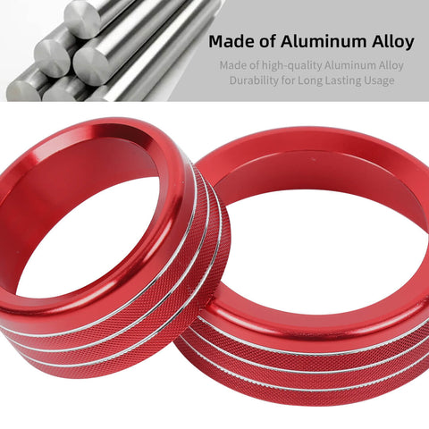 For 2021+ Ford F 150 Air Conditioner Headlight 4WD Trailer Switch Knob Tring Ring Kit