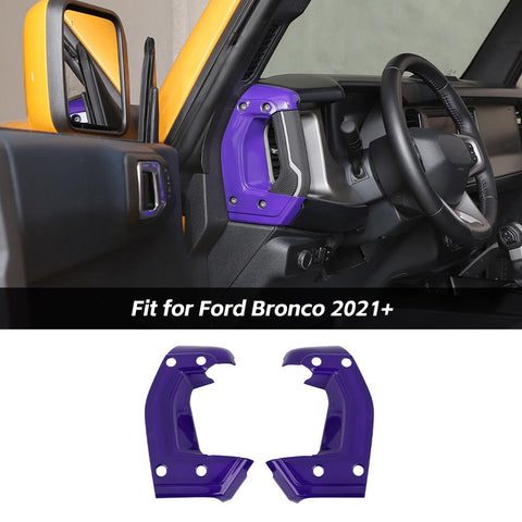 Center Console Side Handle Decor Cover Trim For Ford Bronco 2021+ Accessories | CheroCar