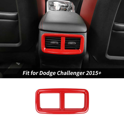 Rear Air Condition Outlet Vent Trim Cover Decor For Dodge Challenger 2015+ Accessories | CheroCar