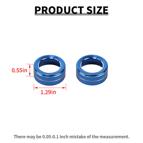 For 2010-2023 4Runner Center Console Audio Switch Button Knob Ring Cover Trim