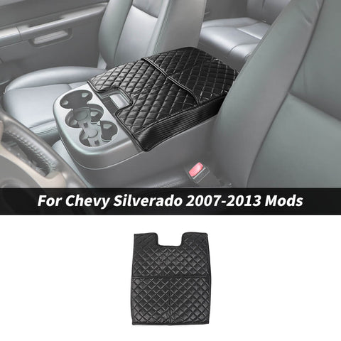 For 2007-2013 Chevy Silverado/GMC-SIERRA Inner Console Lid Armrest Box Cushion Pad Cover