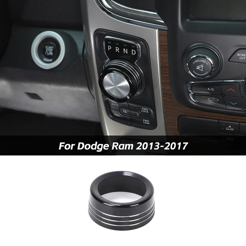 For 2013-2017 Dodge Ram & 2014-2017 Durango Gear Shift Switch Knob Cover Trim Ring