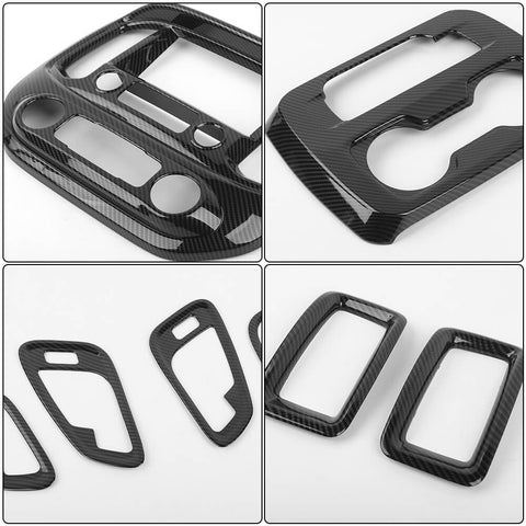 For 2014-2022 Chevy Colorado/GMC-CANYON 8 x Central Control & Inner Door Bowl Cover Trim Kit