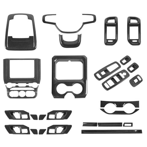 For 2018+ Dodge Ram 1500 27x Interior Decoration Kit Trim Cover