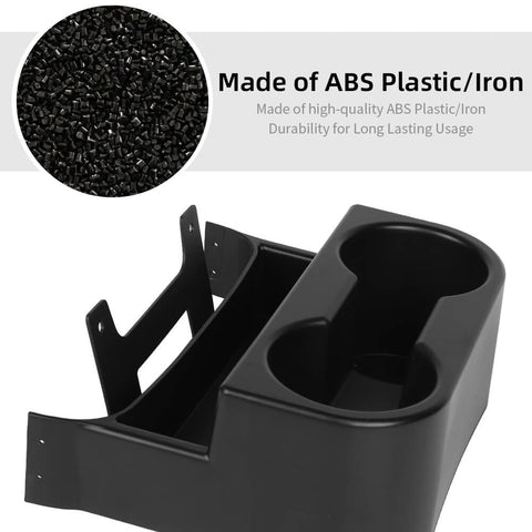 For 2021+ Ford Bronco 4-Door Car Rear Back Water Cup Holder Storage Box Organizer