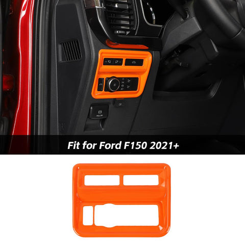 Headlight Control Switch Button Panel Trim Frame For Ford F150 2021+ Accessories | CheroCar