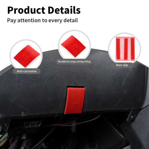 For 2010-2017 Dodge RAM Hood Engine Switch Button Panel Trim Cover