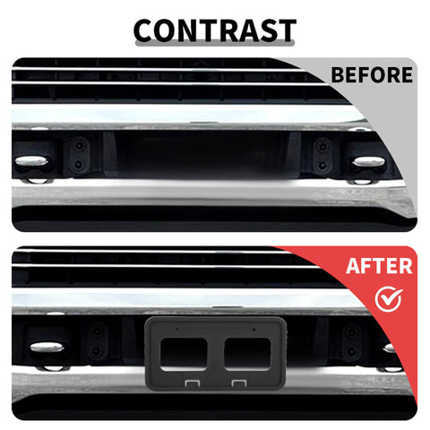 For 2011-2016 Ford F250/F350/F450/F550 Front Bumper License Plate Frame Bracket