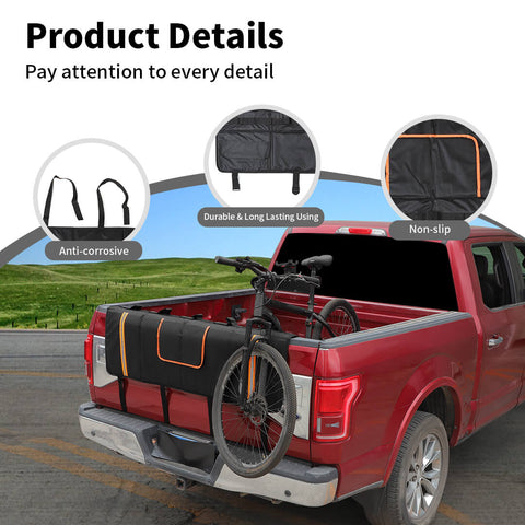 For Universal Car Tailgate Cycle Pad Portable Tail Gate Cover Accessories