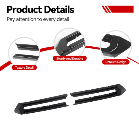 For 2024+ 4Runner Front Middle Grille Inserts Bezel Cover Trim