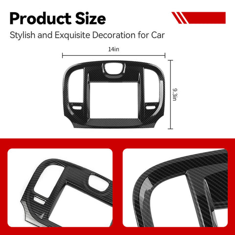 For 2015+ Chrysle 300/300C Central Console Navigation GPS Cover Trim
