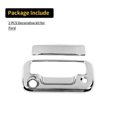For 2004-2014 Ford F150/F250/F350/F450/F550 Tailgate Handle Cover Plastic Door Handle Shell Trim Cover