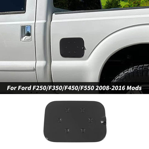 For 2008-2016 Ford F250/F350/F450/F550 Gas Cap Fuel Door Gas Tank Cover Trim