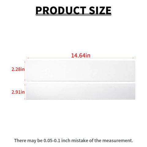 For 2011+ Dodge Ram Car Rear Sliding Window Cover Trim Strips