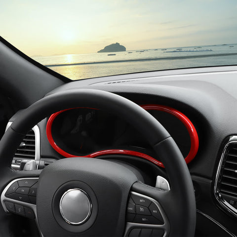 For 2011+ Dodge Durango Center Console Dashboard Instrument Ring Cover Trim