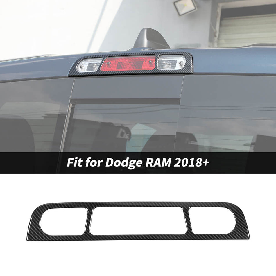 For 2018+ Dodge Ram Third Brake Tail Light Lamp Cover Trim Frame