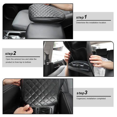 For 2010-2023 Toyota 4Runner Center Console Cover Armrest Box Leather Pad Cover