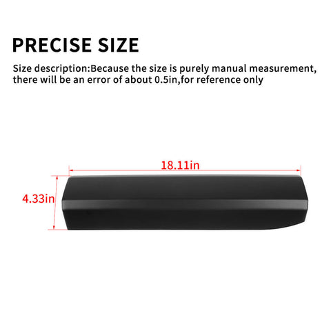 For 2010-2023 Toyota 4Runner Co-Pilot Passenger Side Dash Decor Trim Cover