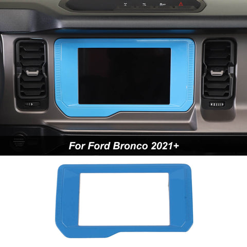 Center GPS Navigation Panel Frame Cover Trim For Ford Bronco 2021+ Accessories｜CheroCar