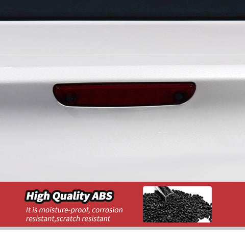 For 2015+ Chrysler 300C Smoked Black Tail Light /Brake High Light Lamp Cover Trim