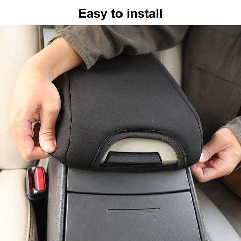 For 2004-2010 Dodge Charger/Chrysler 300C Black Center Console Armrest Lid Pad Cover
