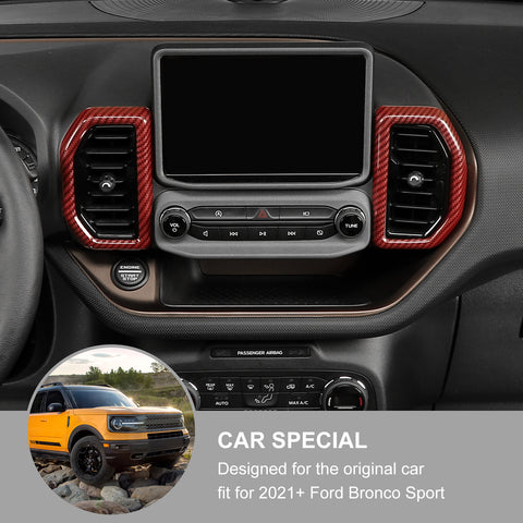 For 2021+ Ford Bronco Sport AC Air Vent Outlet Cover Trim Frame