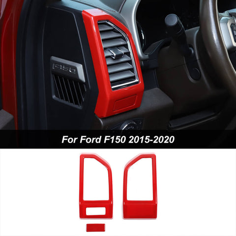 Interior Trim Full Set Available Separately Red For Ford F150 2015-2020 Accessories | CheroCar