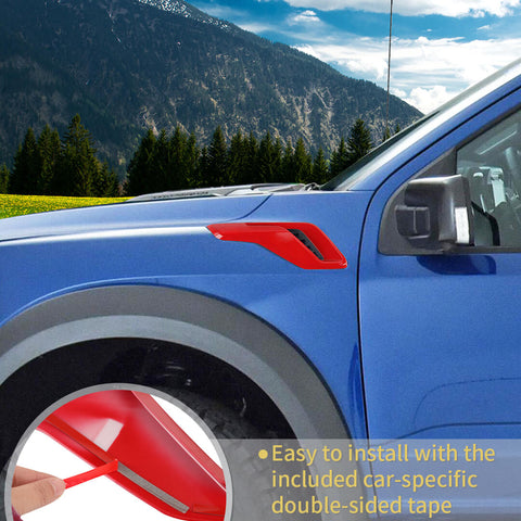 For 2021+ Ford F150 Raptor Front Leaf Board Fender Side Air Vent Cover Trim