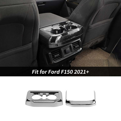 Interior Rear Cup Holder Panel Trim Cover For Ford F150 2021+ Accessories | CheroCar