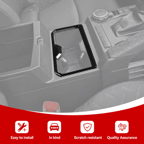 For 2024+ 4Runner Interior Front Center Gear Shift Cup Holder Cover Trim
