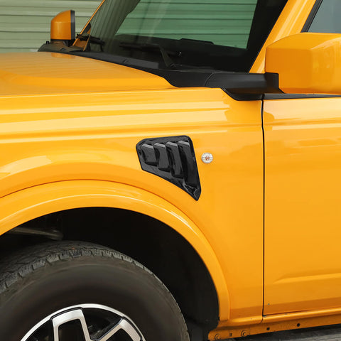 For 2021+ Ford Bronco Leaf Plate Air Vent Outlet Cover Trim Moldings