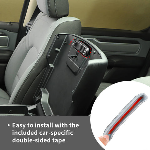 For 2018+ Dodge RAM Armrest Box Switch Button Trim Cover