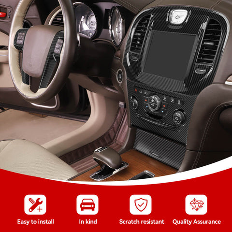For 2011-2014 Chrysle 300/300C Interior Center Console Cover Trim Kit