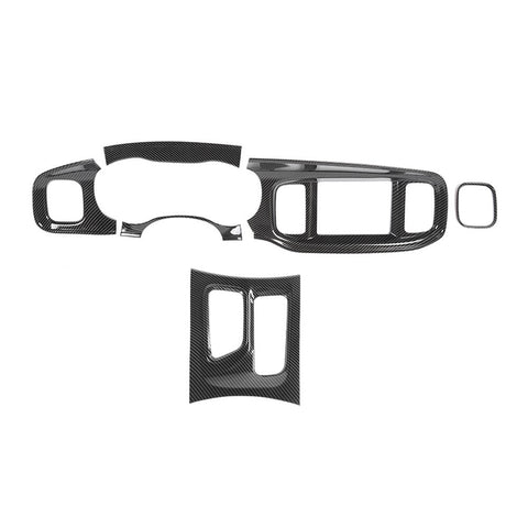 For 2015+ Dodge Charger 8.4 Inches Screen Console Dashboard Gear Shift Box Cover Trim