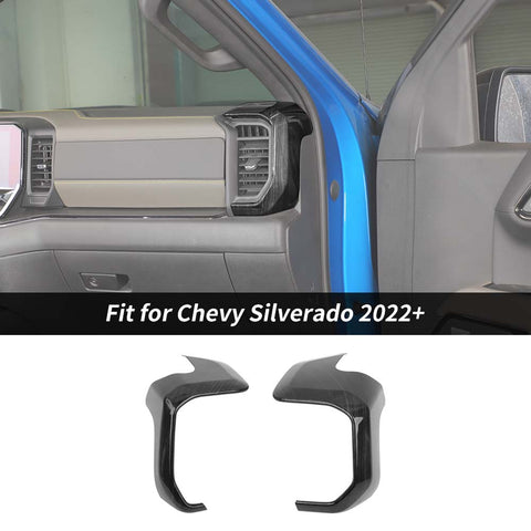 Interior side Air Vent Decor Cover Trim For Chevy Silverado 2022+ Accessories | CheroCar