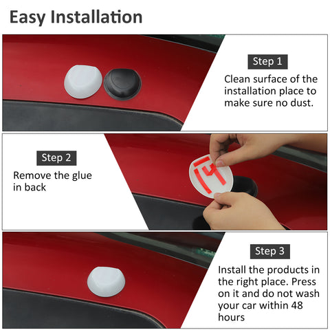 For 2015-2020 Ford F150/2015+ Mustang Top Antenna Base Decor Cover Trim