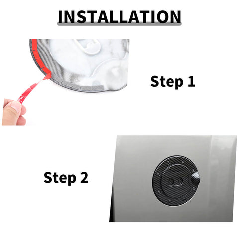 For 2007-2017 Chevy Silverado/GMC-SIERRA Gas Cap Door Fuel Tank Decor Cover Trim