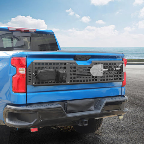 For 2022+ Chevy Silverado Rear Tailgate Extension Guard Plate Holder Frame