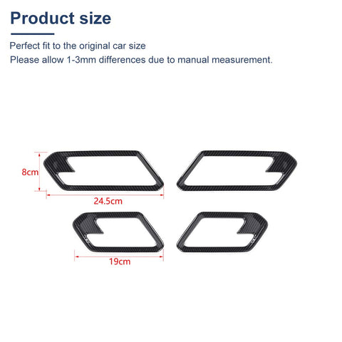 For 2023+ Chevy Colorado & GMC Canyon Interior Door Handle Bowl Cover Trim