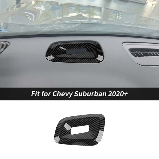 Center Collision Warning Light Trim For Chevy Suburban 2020+/Tahoe/GMC-YUKON 2021+ Carbon Fiber Accessories | CheroCar